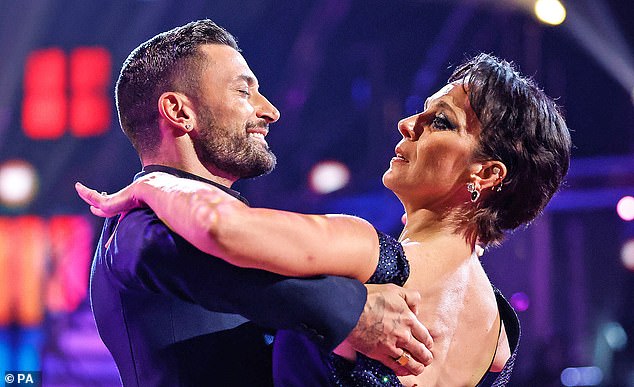 The Sicilian-born dancer and his famous partner, actress Amanda Abbington, in the latest series of Strictly Come Dancing