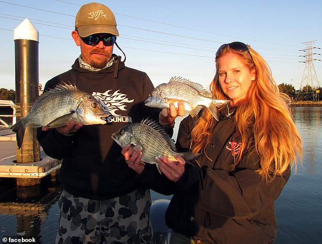 Mrs Young's partner Todd sadly passed away earlier this year, the couple both enjoy fishing