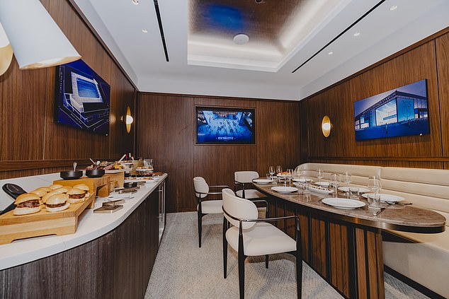 For fans who want a VIP experience, gourmet dining options are offered