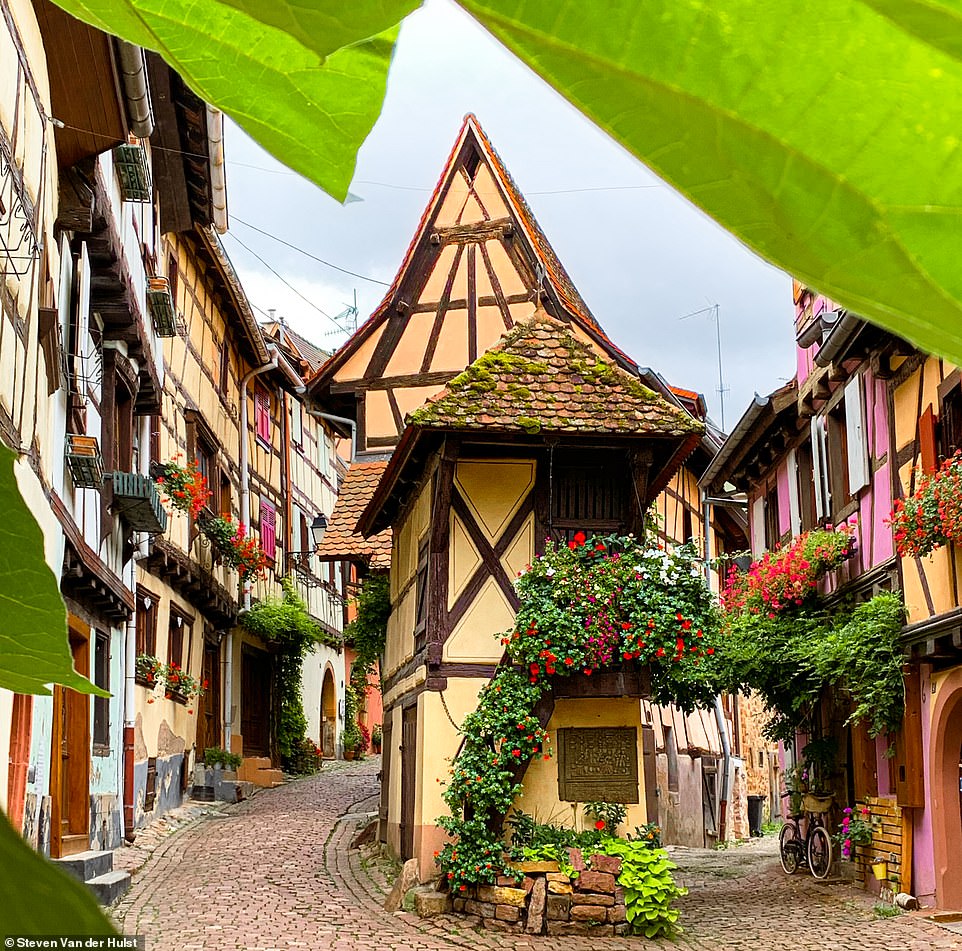 Here Steven captures the beautiful medieval village of Eguisheim, in Alsace, France. He says: 'France is my specialty when it comes to capturing old towns and I consider it the most beautiful country in Europe. The variety of architecture is incredible'