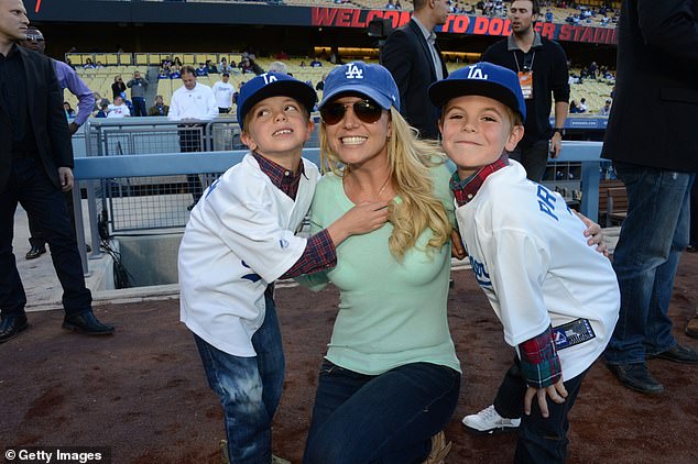 Britney Spears' youngest son, Jayden (above, left in 2013), whom she has with Kevin Federline, turned 18 this week.