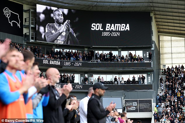 Tributes were paid to former Leeds captain Sol Bamba prior to kick-off at Elland Road