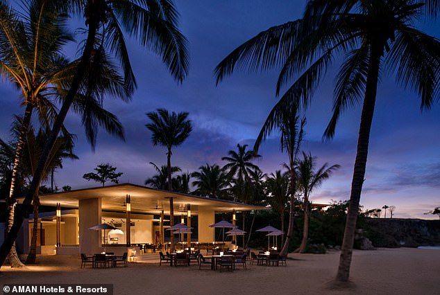 There are two restaurant areas to choose from, one located below the lobby with a spacious terrace and the other down by the beach for a more relaxed atmosphere