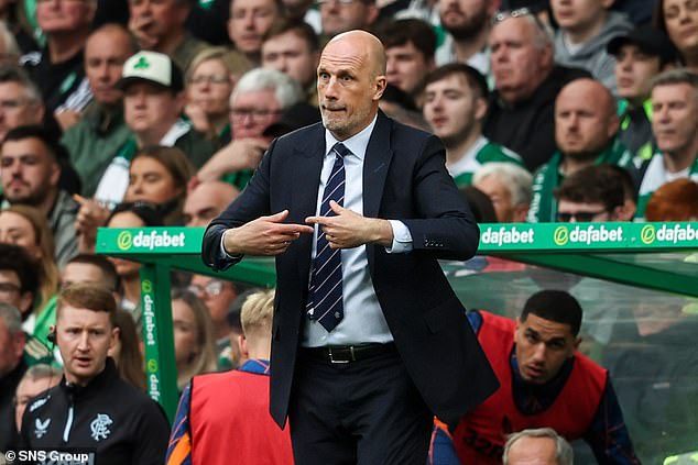 Philippe Clement is under immense pressure after the defeat to Celtic in the match against the Old Firm