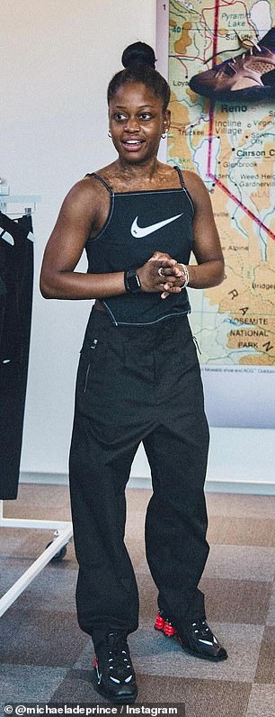 DePrince captioned her final post with a peace gesture, seemingly bidding farewell, while dressed in an all-black Nike ensemble