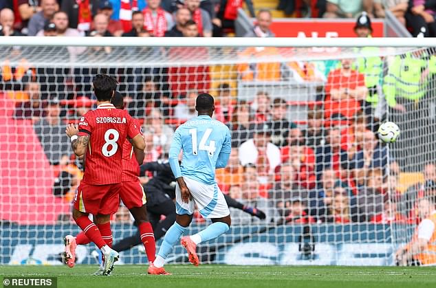 Callum Hudson-Odoi's low curling shot crept past Alisson Becker's left post