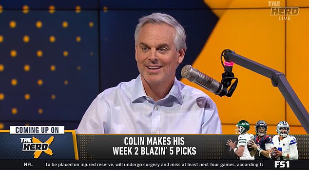 Fox Sports host Colin Cowherd sympathized with the fraudulent post and discussed it on his show