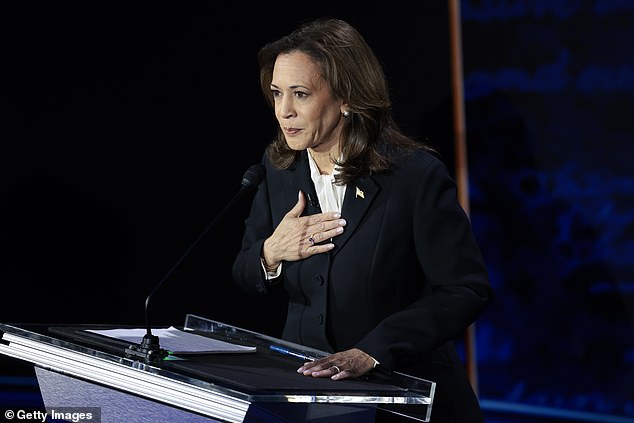 Ms. Harris during her first debate with Trump during the 2024 presidential election campaign