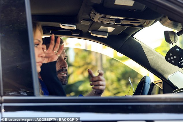 The actor made a gesture with his hands