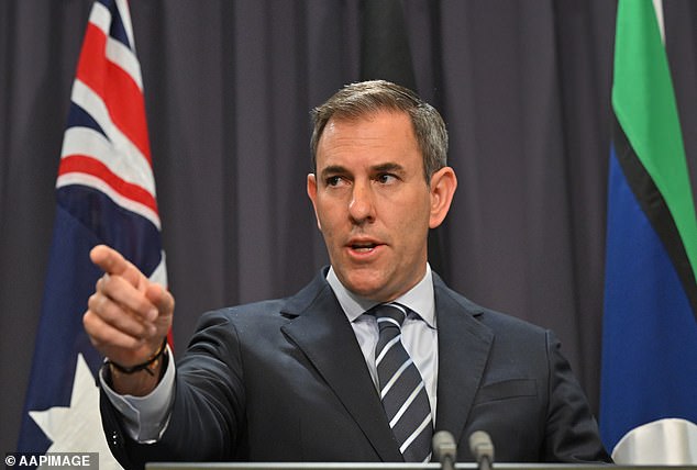 Finance Minister Jim Chalmers (pictured) attempts to blame the Reserve Bank for the tough economic times