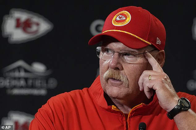 Andy Reid revealed earlier in the week that Brown would miss 'months' rather than weeks