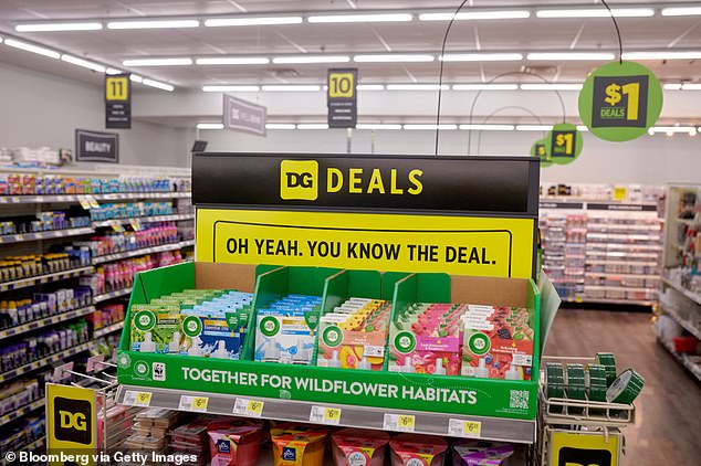 Pictured: Dollar General store deals, which are under fire from a TikTok user named Ashtyn