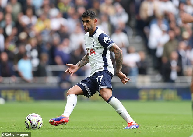 However, there is a place for Tottenham's World Cup-winning centre-back Cristian Romero