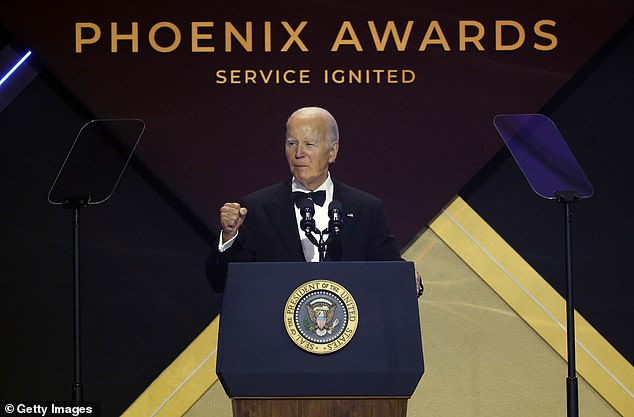 President Joe Biden spoke first at Saturday night's Congressional Black Caucus Foundation gala, criticizing GOP vice presidential nominee J.D. Vance for claiming Haitian immigrants ate pets