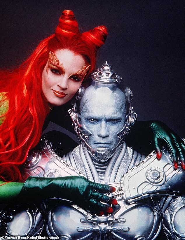 Thurman and Schwarzenegger co-starred in Batman & Robin (1997) as Dr. Pamela Isley/Poison Ivy and Dr. Victor Fries/Mr. Freeze, respectively.