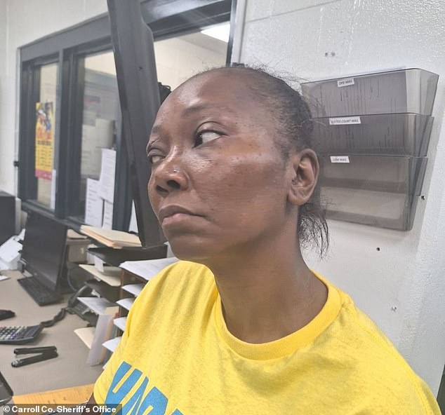 Jail officials subsequently discovered that kitchen worker Leslie Nichole McNeil, 44, had also left the premises with Bucks in her car