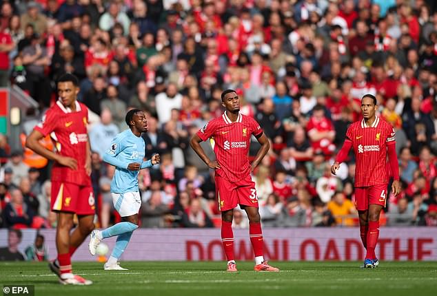 The Reds lost to Nottingham Forest as Slot's system was exposed by his opponent