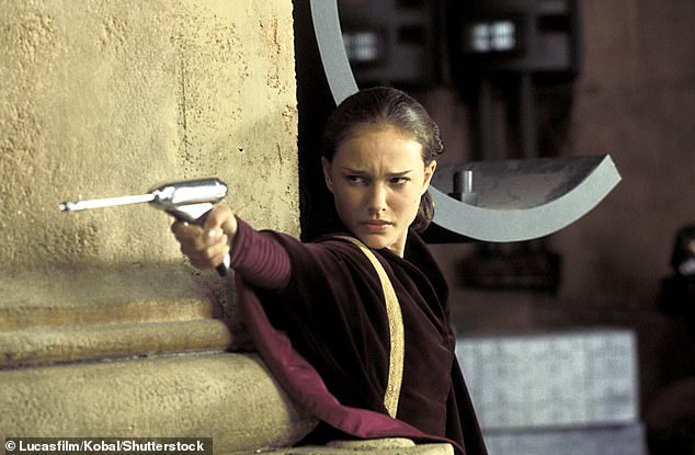 After playing the title role of the tragic Holocaust victim in a critically acclaimed production of The Diary of Anne Frank on Broadway as a teenager, she was cast as Padmé Amidala in Star Wars (pictured in 1999)