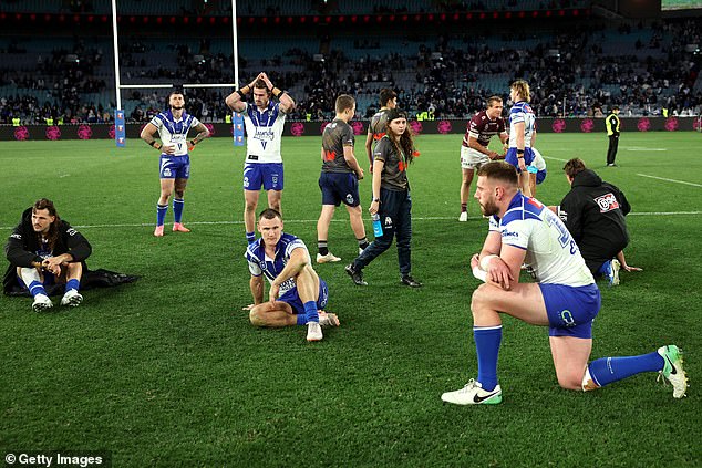 The Bulldogs gave away a commanding lead on Sunday afternoon and lost to Manly