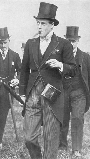 David enjoys a cigar during the Ryder Cup