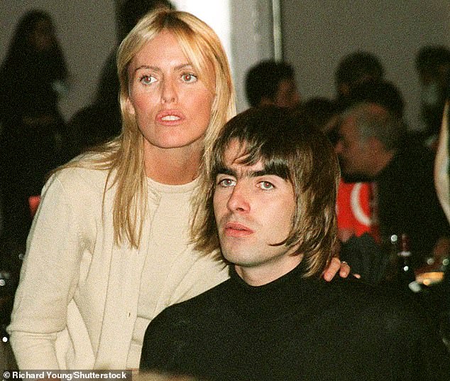 Lennon is the son of Oasis singer Liam Gallagher and his ex-wife Patsy (pictured together at the Q Magazine Awards in 1996)