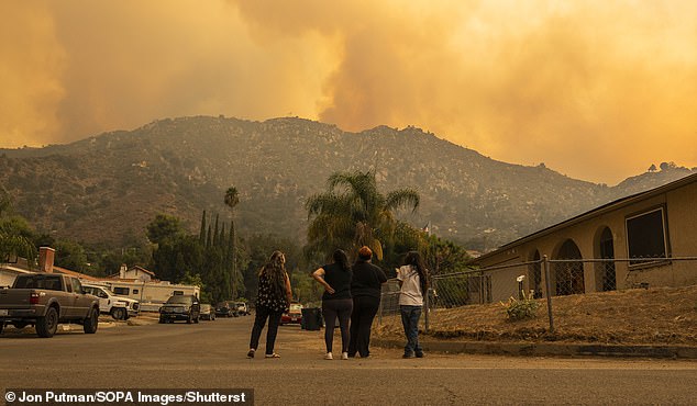 California's remarkable heat, combined with the raging fires, created its own storm-like weather systems