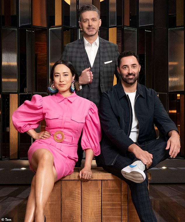 The food critic was kicked out of MasterChef Australia last year amid rumours of a feud between her and fellow judges Andy Allen and the late Jock Zonfrillo, which she denies. Pictured on MasterChef