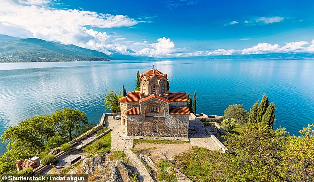 Luca notes that Lake Ohrid in Macedonia (above) is 'absolutely beautiful'