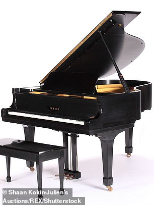 Striking the right chord: Jenny's most expensive piano is her Yamaha baby grand