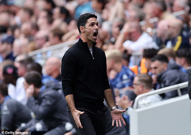 Mikel Arteta (pictured) has now won three North London derbies in a row - a feat Arsène Wenger has failed to achieve