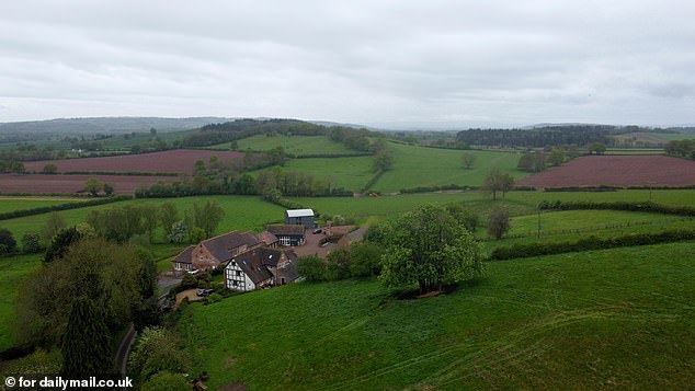 Kevin's latest project shows the presenter's penchant for preserving the natural character of a home - especially one with a rich history. Pictured is a general view of his new home