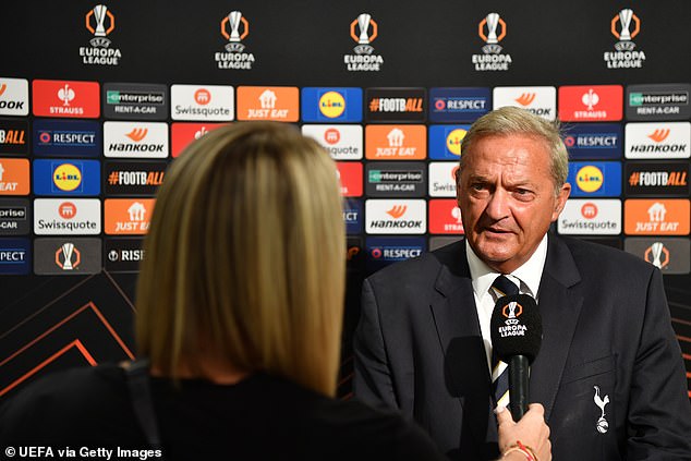 Spurs legend Gary Mabbutt spoke at half-time about his favourite North London derbies