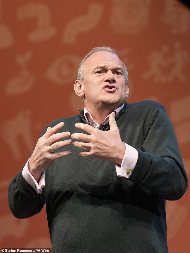 Lib Dem leader Ed Davey (pictured) said the NHS should be the 'top priority' in the Budget