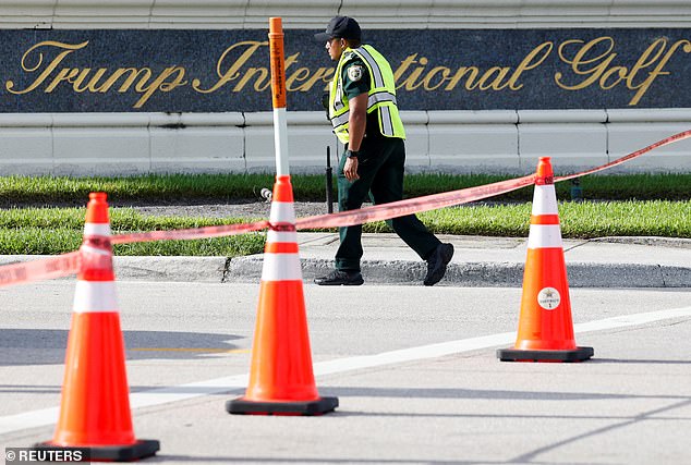 Multiple shots were fired at Trump's golf club in West Pam Beach, Florida on Sunday. Now a police scene has been set up outside the club