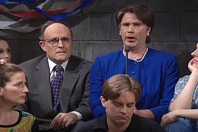 Ferrell appeared opposite former New York City Mayor Rudy Giuliani in a sketch