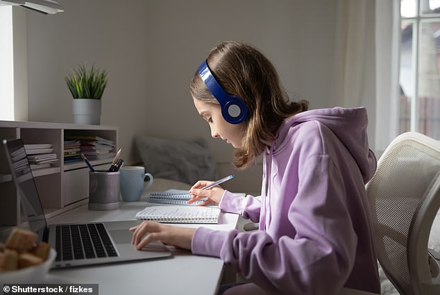 Seniors are given the opportunity to learn independently at home on Mondays, while juniors spend the day in the school hall following 'pre-class' content (stock image)