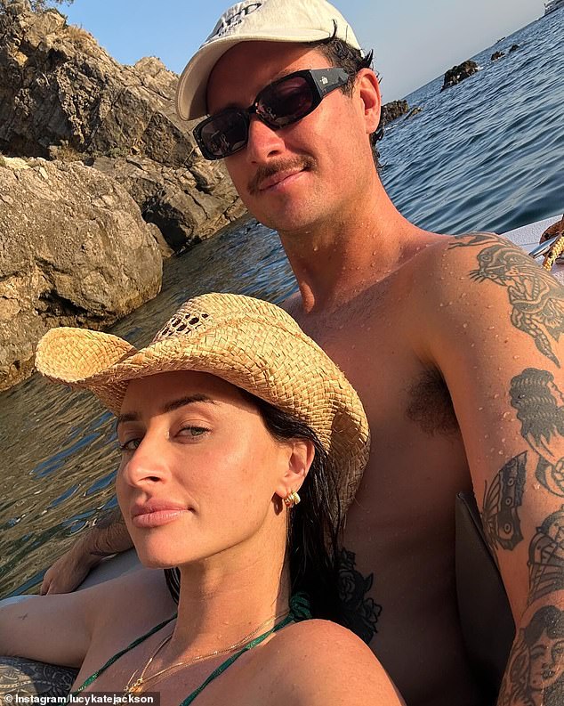 The couple have reportedly been dating since April 2024 and recently returned to Australia after a joint holiday in Europe. Pictured: Lucy Jackson and her ex Sam