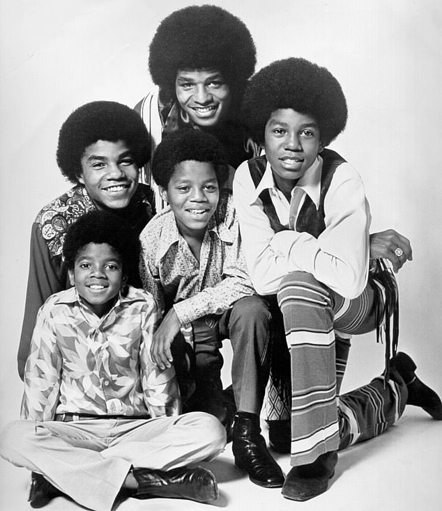 Tito rose to fame in the iconic quintet - the Jackson 5 - led by his younger brother Michael and featuring brothers Jackie, Jermaine and Marlon Jackson - pictured in 1968