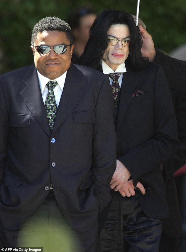 Tito had a close bond with his younger brother - they are seen in 2005 during Jackson's much-publicized child abuse trial