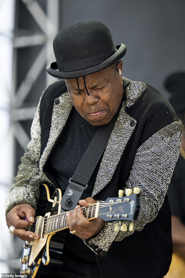 Tito began a solo career as a blues musician in 2003, releasing two albums: Tito Time in 2016 and Under Your Spell in 2021. Pictured on August 31, 2024 in Inglewood, California.