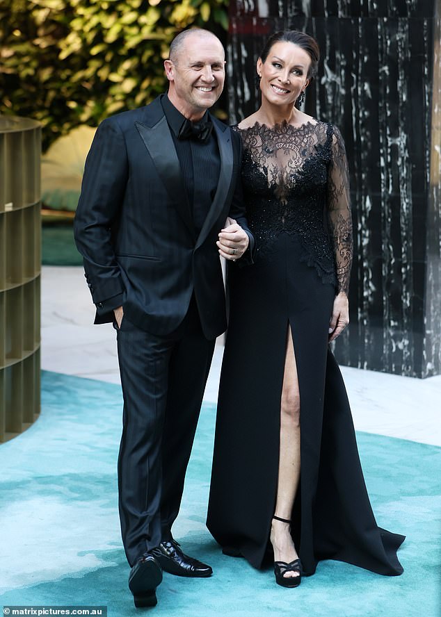 Police arrested Victorian man Rodney Pearce following an incident at the network's Sydney building on August 22. (Emdur is pictured with his wife Sylvie)