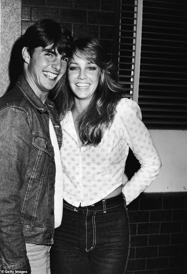 The 62-year-old actress shared details about how she met the Top Gun star, also 62, and the date they went on when they were both in the early stages of their acting careers. During a panel at 90s Con Florida on Saturday, she explained that they ran into each other at an audition sometime in the '80s; pictured in 1982 at Club Lingerie in Hollywood