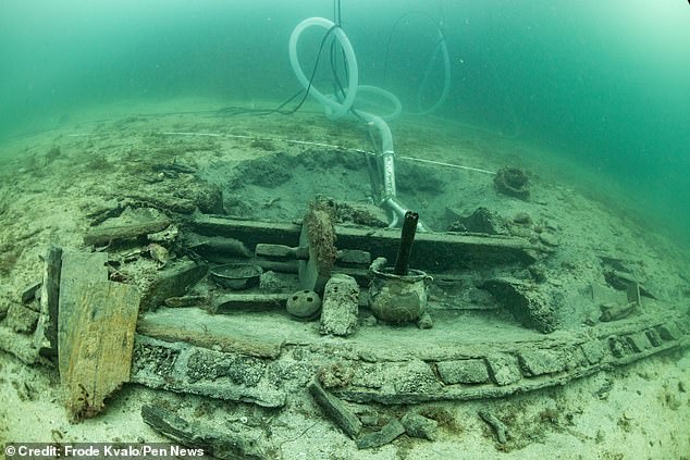 Divers at Mandal, in the far south of the country, thought the wreck could be the Providentz when they first discovered it in 2020