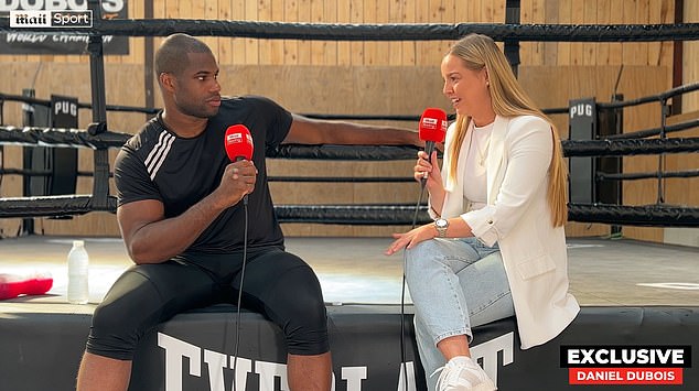 Dubois told Mail Sport all about his diet and training regime at Farm Gym in Borehamwood