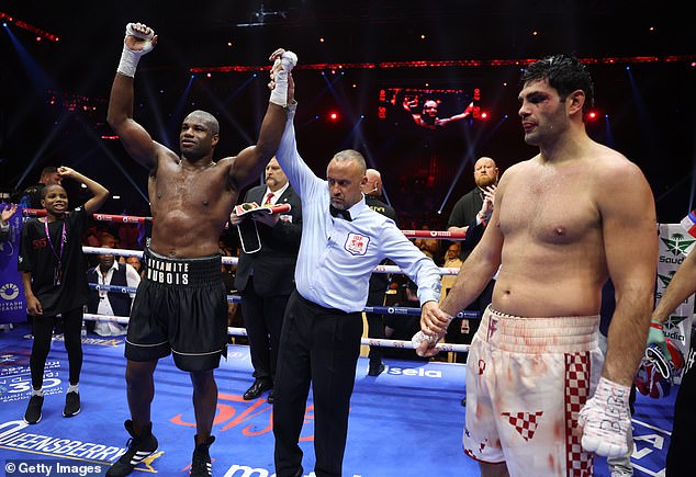 Dubois defeated Filip Hrgovic in Riyadh, Saudi Arabia on June 1 to win the IBF Interim title