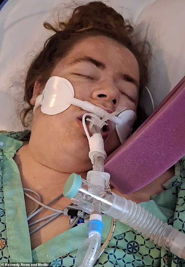 In May this year, she was rushed to hospital after her partner found her unconscious in bed, with “black mucus” dripping from her nose and mouth.