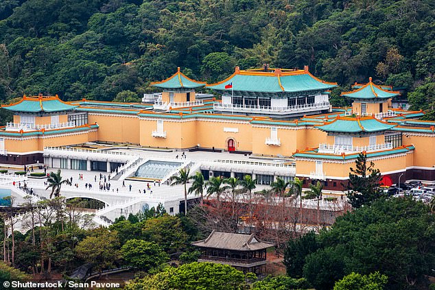 Above, the National Palace Museum in Taipei, which houses the largest collection of 5,000 years of Chinese art and artifacts in the world