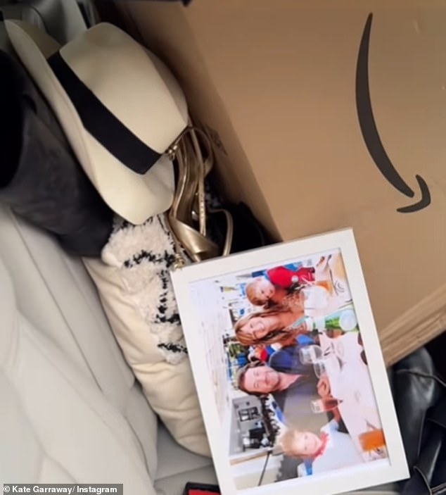 Darcey made sure to carry a piece of late father Derek Draper with her by bringing a family photo and one of his favorite Panama hats, seven months after he died from complications from COVID-19.