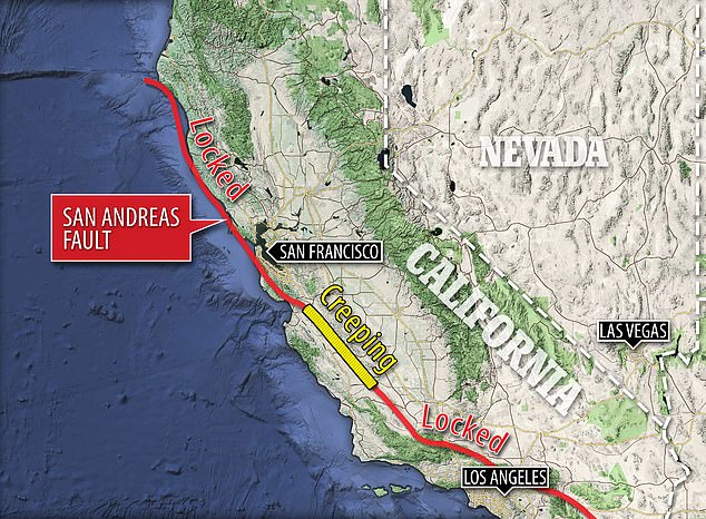 The monstrous San Andreas Fault splits California from south to north, caused by two tectonic plates slowly grinding against each other - always on the edge of 'the big one'