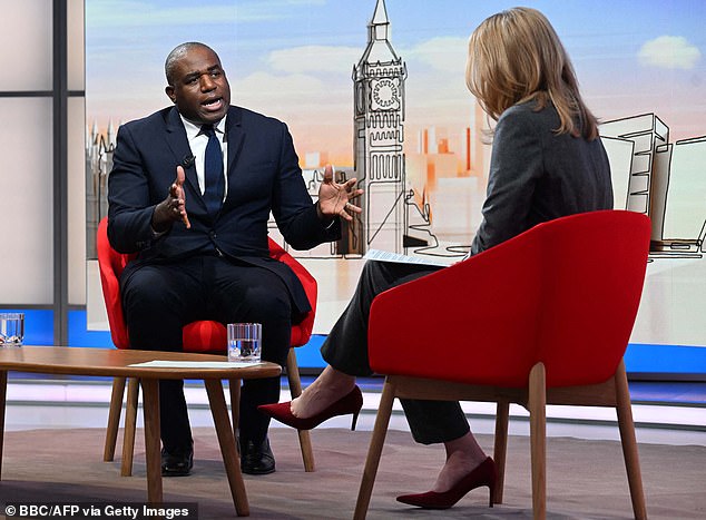 Foreign Minister Lammy has been involved in intensive diplomatic talks between the UK and the US in Kiev and Washington over the past week, which have so far not led to a decision.